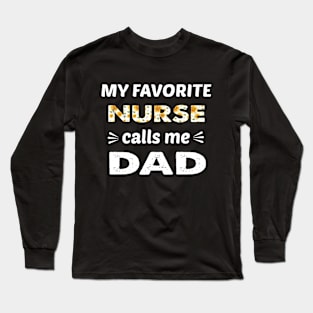 Fathers Day Nurse Long Sleeve T-Shirt